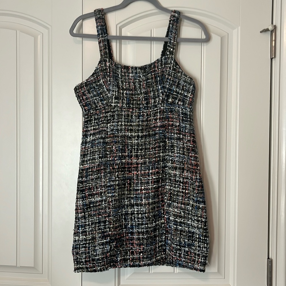 Francesca’s Mi Ami Tweed Dress Size M